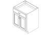Base Cabinet 27" left view