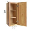 Whitetail Buck Shaker - RTA Wall Cabinet 12" x 42"