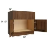 Smokehouse Hickory - RTA Farm Sink Base Cabinet 36"