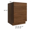 Smokehouse Hickory - RTA Drawer Base Cabinet 15"
