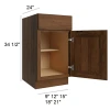 Smokehouse Hickory - RTA Base Cabinet 15"