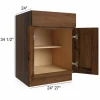 Smokehouse Hickory- RTA Base Cabinet 24"
