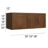 Smokehouse Hickory - RTA Bridge Wall Cabinet 36" x 15"