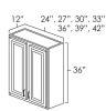 Wall Cabinet 42" x 36" Wall Cabinet 42" x 36"