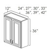 Wall Cabinet 24" x 36"