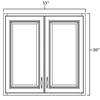 Wall Cabinet 33" x 30"
