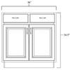 Base Cabinet 36"