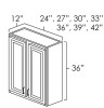 Wall Cabinet 24" x 36"