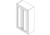 Wall Cabinet 24" x 42"