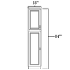 Vail White -  Assembled Utility Cabinet 18" x 90"