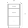 Drawer Base Cabinet 21"