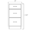 Drawer Base Cabinet 15"