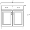 Base Cabinet 33"