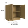 Burnt Sugar Shaker - RTA  Full Height Base 42"