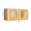 Whitetail Buck Shaker - RTA Refrigerator Wall Cabinet 36" x 21"