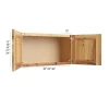 Whitetail Buck Shaker - RTA Bridge Wall Cabinet 30" x 15"