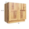 Whitetail Buck Shaker - RTA Farm Sink Base Cabinet 36"