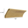 Whitetail Buck Shaker - Coved Crown Moulding