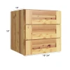 Whitetail Buck Shaker - Wall 3 Drawer 18"