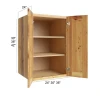 Whitetail Buck Shaker - RTA Utility Wall Cabinet 30" x 36" x 24"