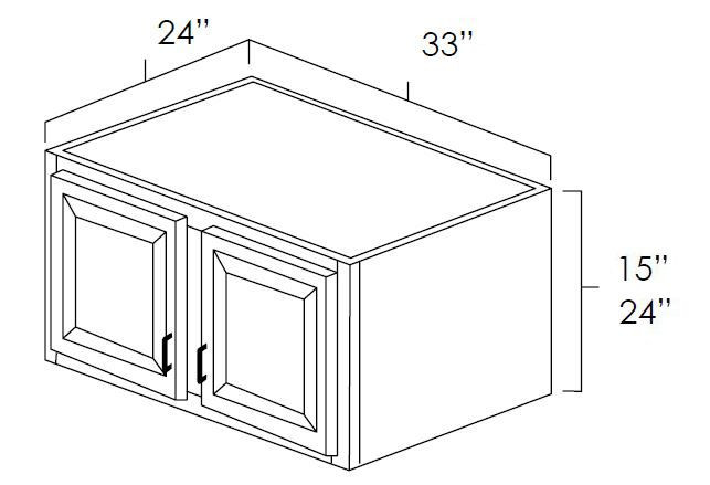 RTA Refrigerator Wall 33" x 15"