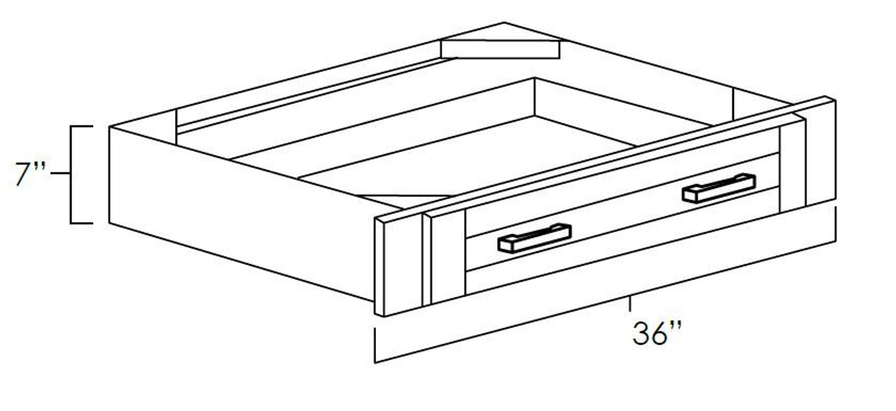 RTA Under Counter Knee Drawer 36