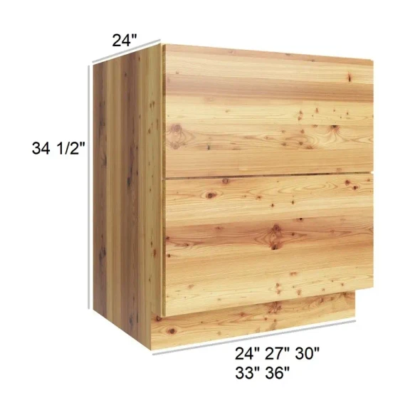 Whitetail Buck Shaker -  Two Drawer Base Cabinet - 27"