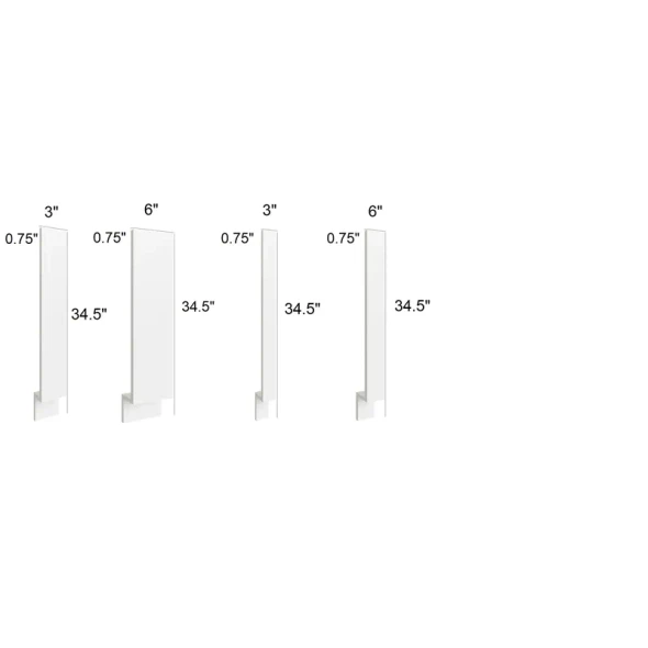 Arctic Polar White - RTA Base Filler 6"