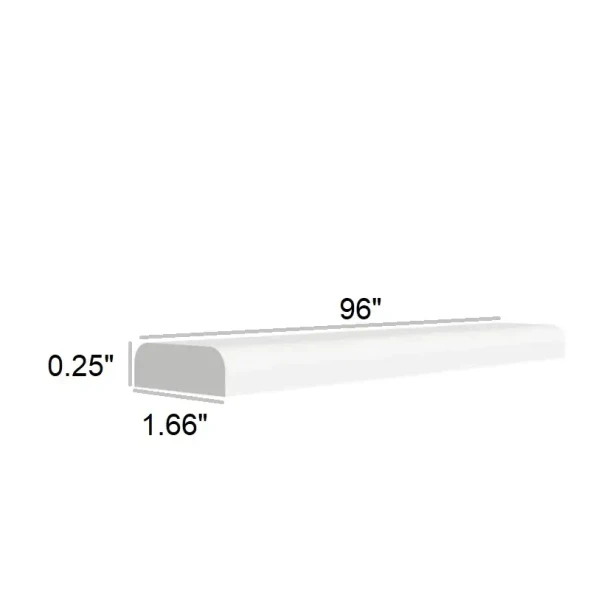 Arctic Polar White - RTA Batten  Moulding