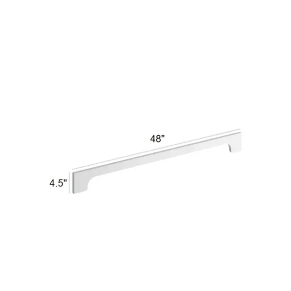 Arctic Polar White -  Arched Valance