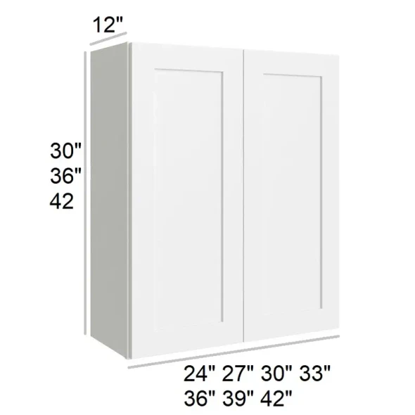 Arctic Polar White - RTA Wall Cabinet 33" x 42"