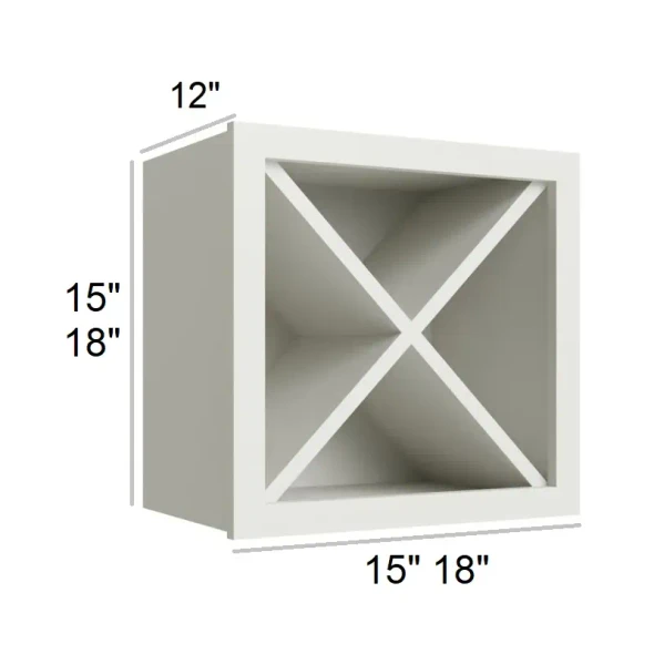 Arctic Polar White - Wine Storage Cube  18x18