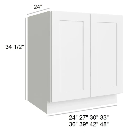 Arctic Polar White - RTA Full Height Base 48"