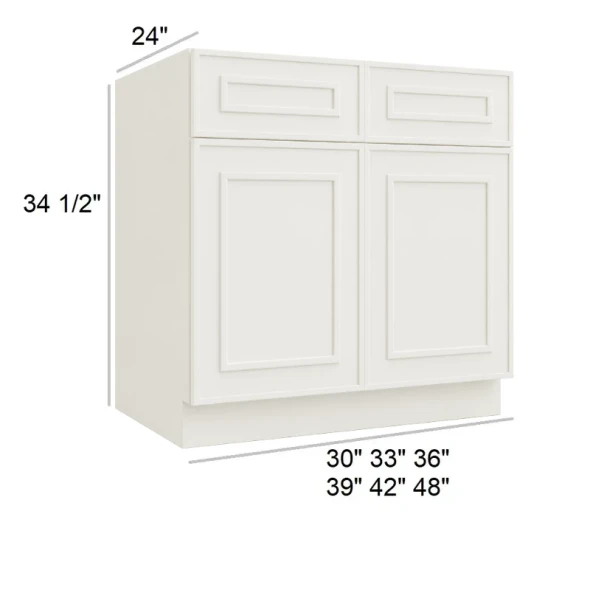 Silk Ivory - RTA Base Cabinet 27"