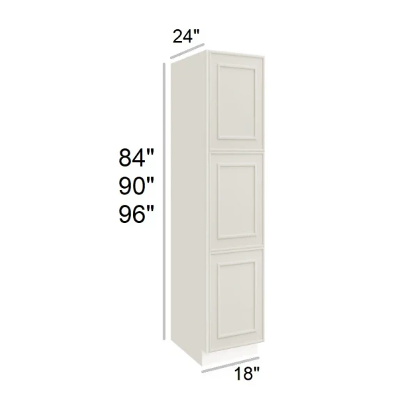 Silk Ivory -  RTA Utility Cabinet 18" x 90"