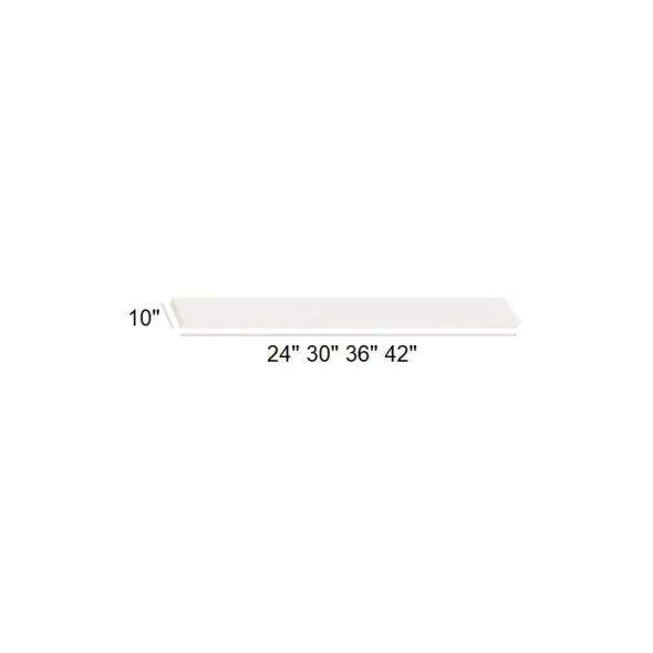 Silk Ivory - Free Floating Shelf 30"