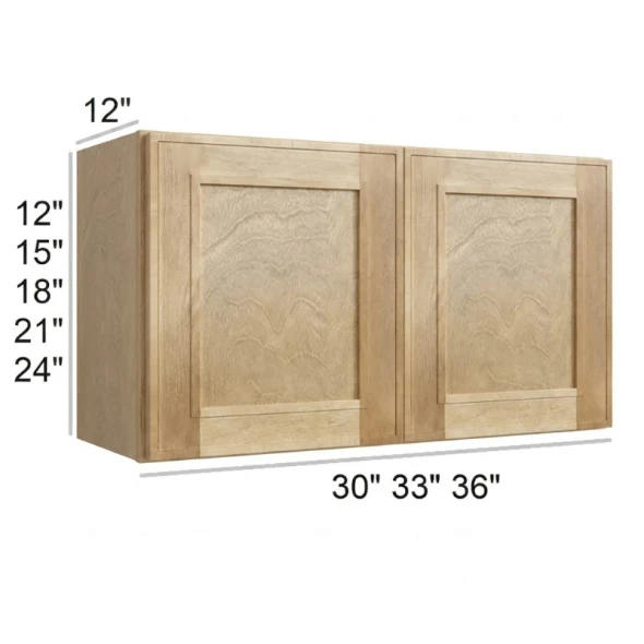Coastal Rye - RTA Bridge Wall Cabinet 30" x 24"