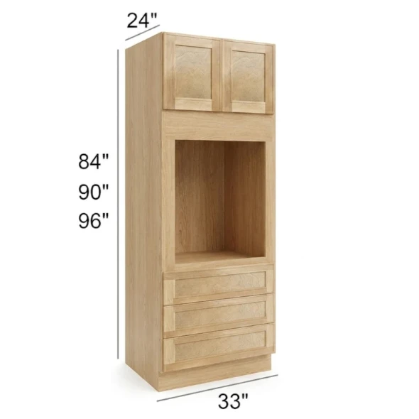 Coastal Rye - RTA Universal Oven Cabinet 33" x 90"