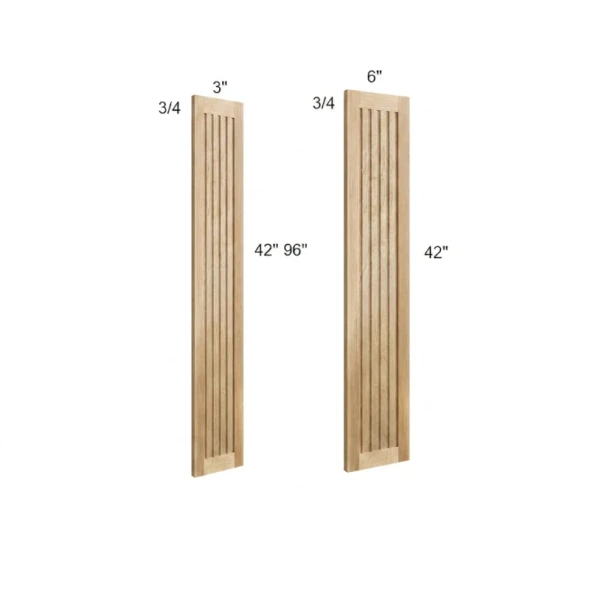 Coastal Rye - Tall Wall Fluted Filler 3" x 96"