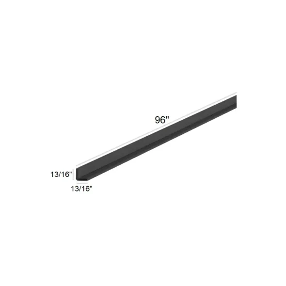 Ebony Shaker - RTA Outside Corner Moulding