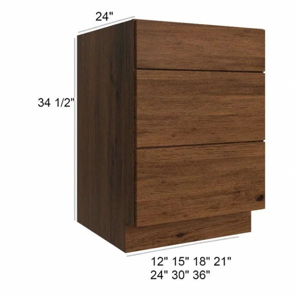 Smokehouse Hickory - RTA Drawer Base Cabinet 33"