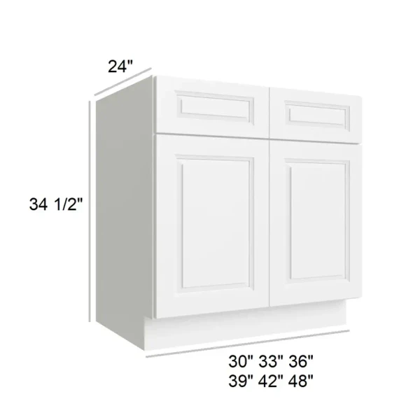Vail White - RTA Base Cabinet 36"