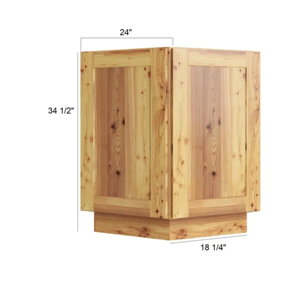 Whitetail Buck Shaker - Angled End Base Cabinet