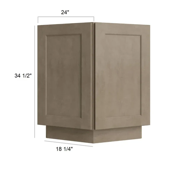 Manatee Gray  - Angled End Base Cabinet
