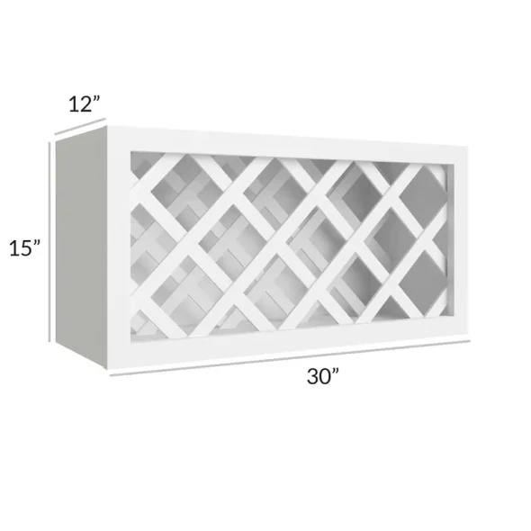 Vail White - RTA Latice Wine Rack