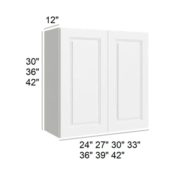 Vail White -  RTA Wall Cabinet 39" x 30"