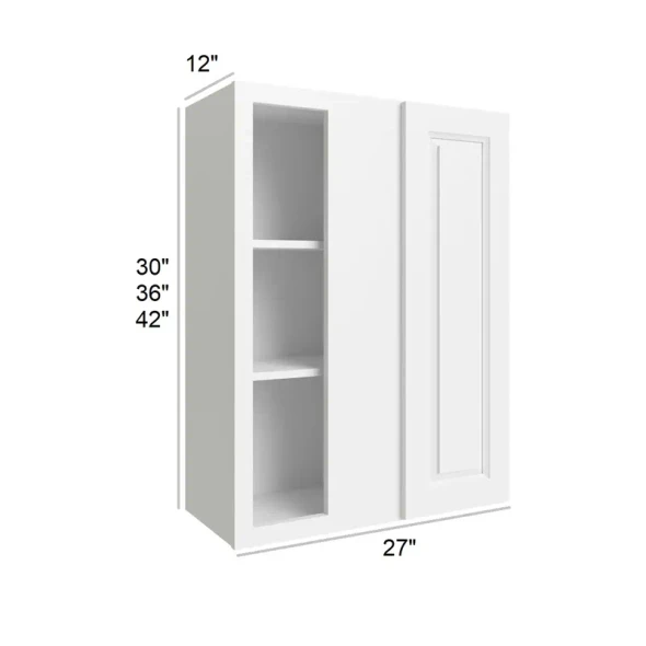 Vail White -  RTA Wall Blind Corner Cabinet 27" x 30"