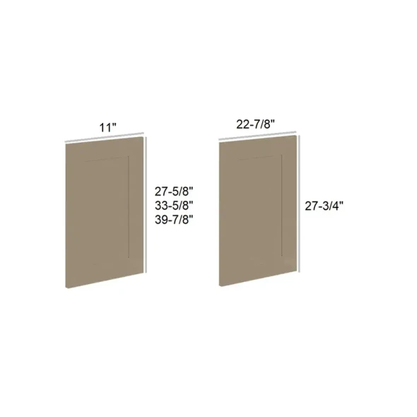 Manatee Gray - Decorative Panel 12" x 42"