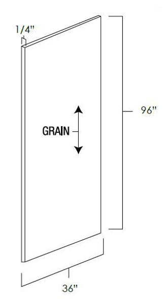 Manatee Gray -  Stained Plywood