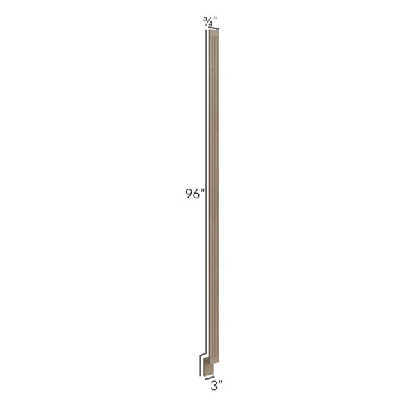 Manatee Gray - Tall Base Fluted Filler 3" x 96"
